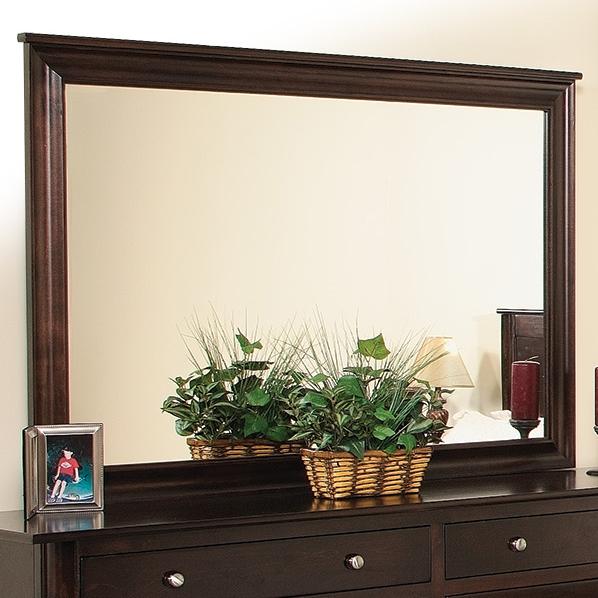 Daniels Amish Cosmopolitan Dresser Mirror w/ Brackets Sprintz